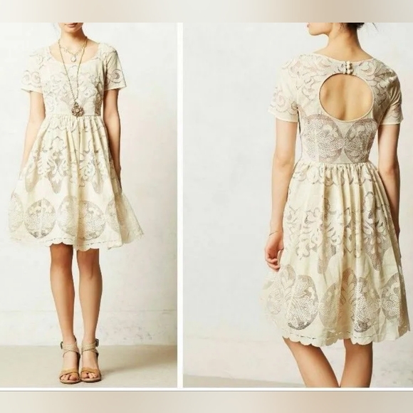 Tracy Reese gorgeous lace dress | size 6p - Picture 4 of 10